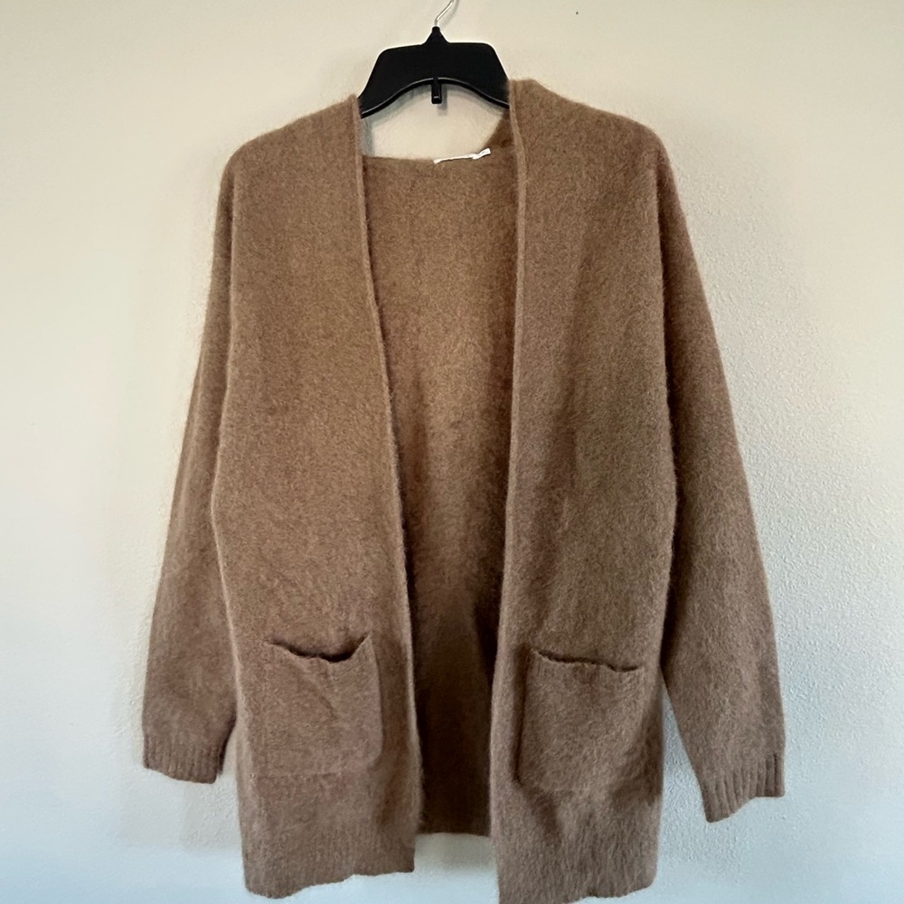 Raccoon Hair Cardigan Sweater